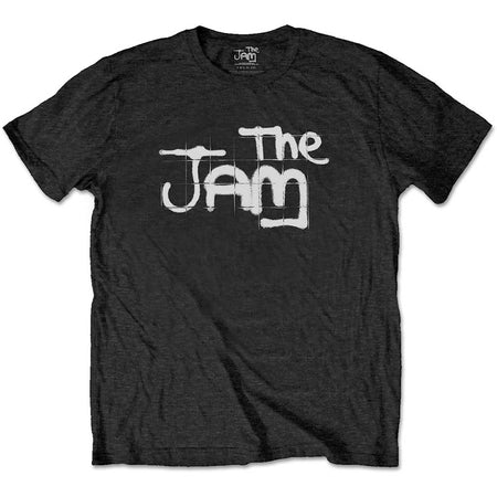 The Jam - Spray Logo - Black t-shirt