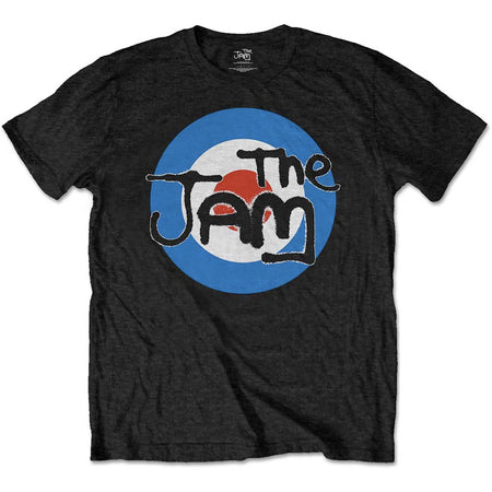 The Jam - Spray Target Logo -Black t-shirt