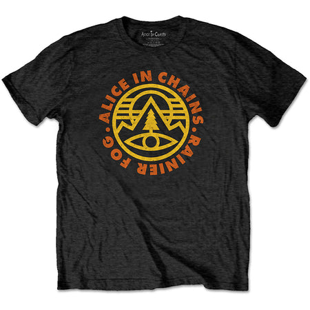 Alice In Chains - Pine Emblem - Black T-shirt