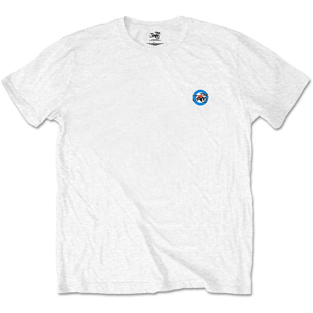 The Jam - Target Pocket Logo -White t-shirt
