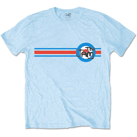The Jam - Target Stripe - Light Blue t-shirt