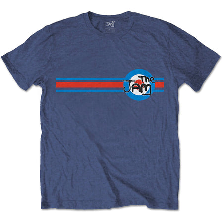 The Jam - Target Stripe - Navy Blue t-shirt