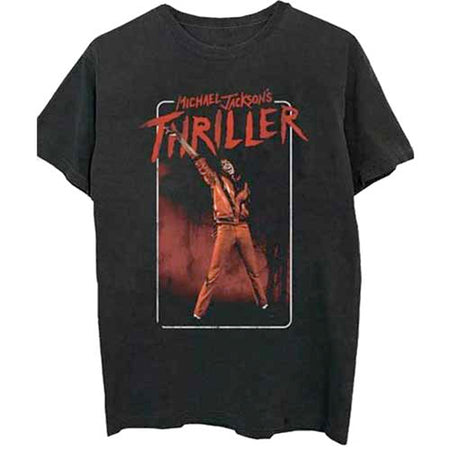 Michael Jackson - Thriller White Red Suit - Black t-shirt
