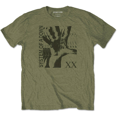 System Of A Down - Intoxicated - Military Green T-shirt