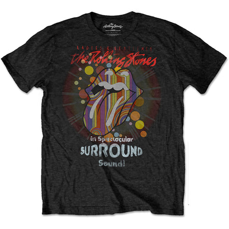 The Rolling Stones -Trippy Licks - Black T-shirt