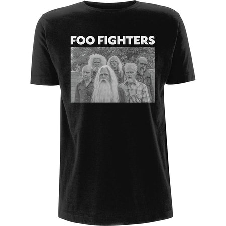 Foo Fighters - Old Band Photo - Black T-shirt