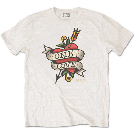 Nas - Love Tattoo - White t-shirt