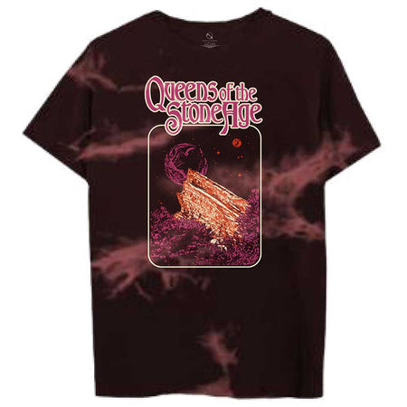Queens Of The Stone Age - Planet Frame - Dip Dye Black t-shirt