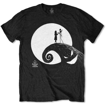 The Nightmare Before Christmas - Moon - Black t-shirt