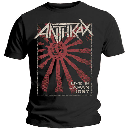 Anthrax -Live In Japan - Black T-shirt