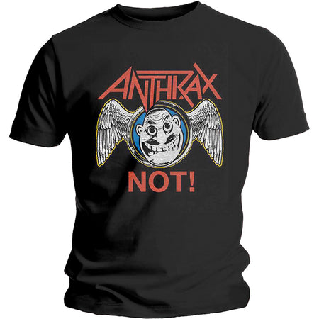 Anthrax -Not Wings - Black T-shirt