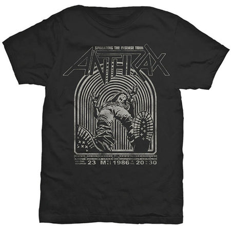 Anthrax -Spreading The Disease - Black T-shirt