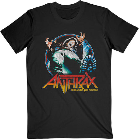 Anthrax - Spreading Vignette - Black T-shirt