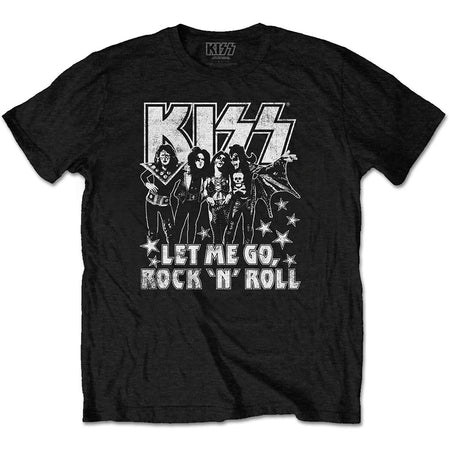 Kiss - Let Me Go - Black t-shirt