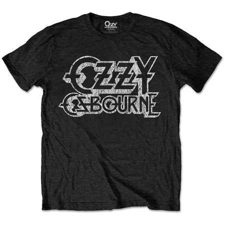 Ozzy Osbourne - Vintage Logo - Black T-shirt