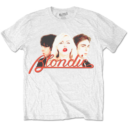 Blondie - P Lines Halftone - White t-shirt
