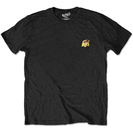 Blondie - Punk Logo with Backprint - Black t-shirt