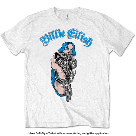 Billie Eilish - Bling - White t-shirt