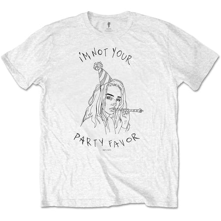 Billie Eilish - Party Favor - White t-shirt