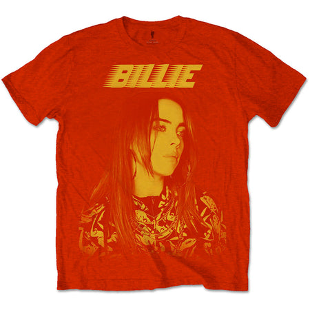 Billie Eilish - Racer Logo Jumbo - Red t-shirt