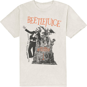 Beetlejuice - Here Lies Beetlejuice - Natural T-shirt