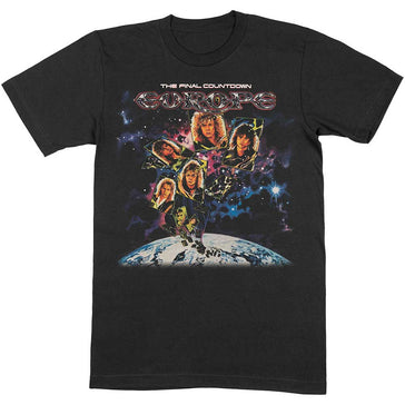 Europe - Final Countdown - Black T-shirt
