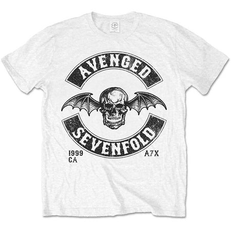 Avenged Sevenfold - Moto Seal - White T-shirt