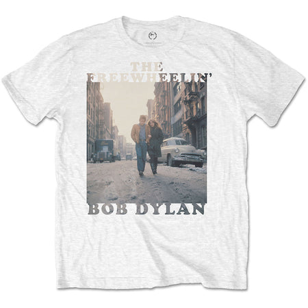Bob Dylan - Freewheelin' - White T-shirt