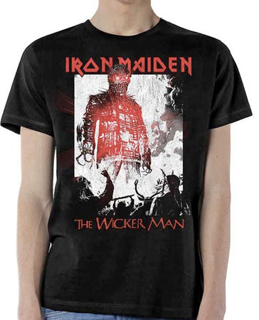 Iron Maiden - The Wicker Man Smoke - Black T-shirt