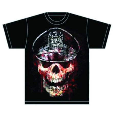 Slayer - Skull Hat - Black t-shirt