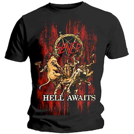 Slayer - Hell Awaits - Black t-shirt