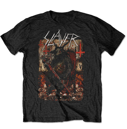 Slayer - Hellthrone 2018 Euro Tour - Black t-shirt
