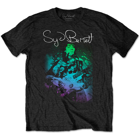 Syd Barrett - -Pink Floyd - Psychedelic - Black t-shirt