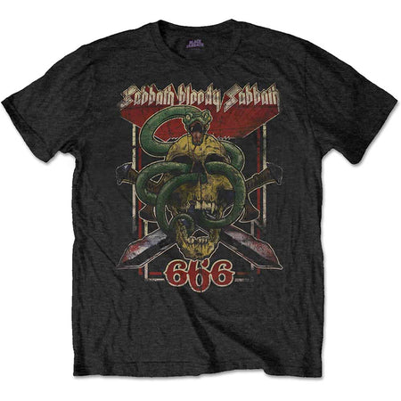 Black Sabbath - Bloody Sabbth 666  - Black t-shirt