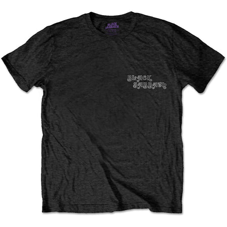Black Sabbath. - Debut Album with Back Print - Black t-shirt