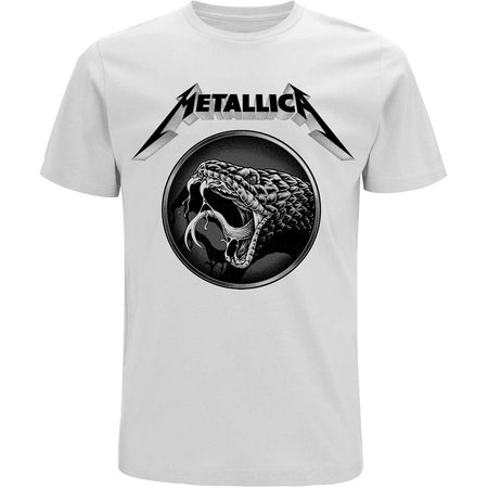 Metallica - Black Album Poster - White t-shirt