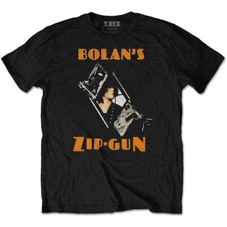 T.Rex Marc Bolan - Zip Gun - Black t-shirt