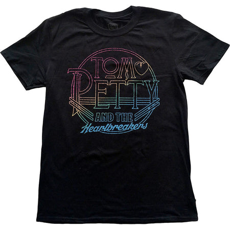 Tom Petty - Circle Logo - Black T-shirt