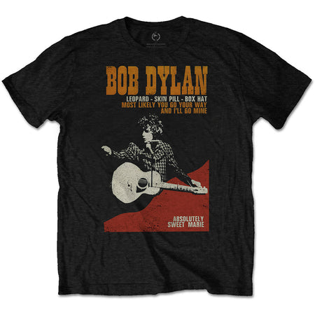 Bob Dylan - Sweet Marie - Black T-shirt