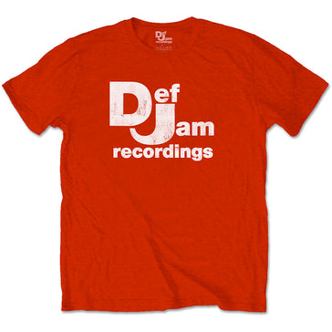 Def Jam Recordings - Classic Logo - Red t-shirt