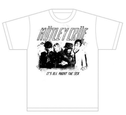 Motley Crue - Stencil - White t-shirt