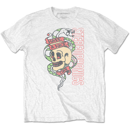 Stereophonics - Have A Nice Day Snake - White T-shirt