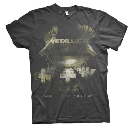 Metallica - Master Of Puppets Distressed - Black t-shirt