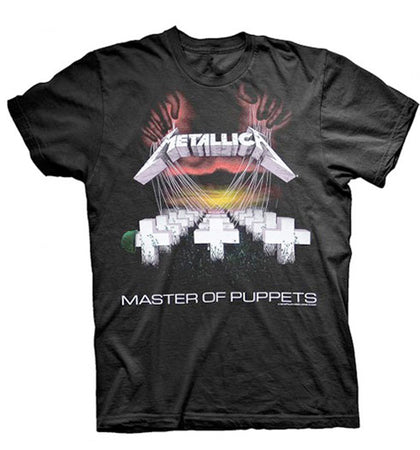 Metallica - Master Of Puppets-with Back print - Black t-shirt