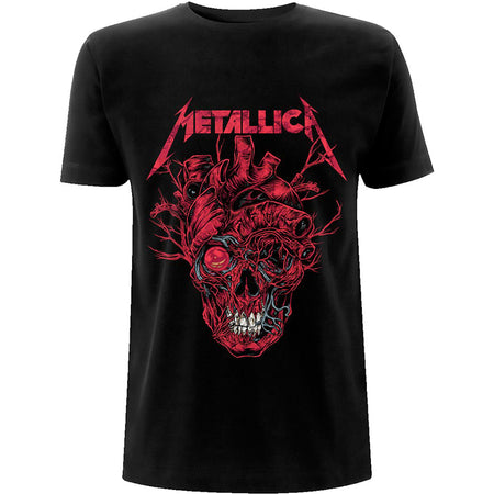 Metallica - Heart Skull - Black t-shirt