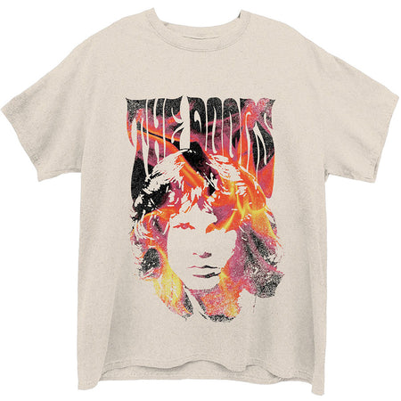 The Doors - Jim-Face Fire - Natural t-shirt