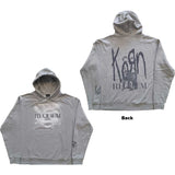 Korn - Requiem with Backprint - Grey Hooded Sweatshirt