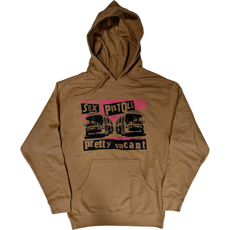 The Sex Pistols - Pretty Vacant - Pullover Sand Hooded Sweatshirt