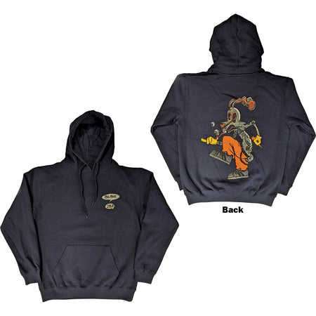 Blink 182 - Roger Rabbit - Pullover Navy Blue Hooded Sweatshirt