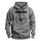 Ramones - Presidential Seal - Pullover Grey Hooded Sweatshirt